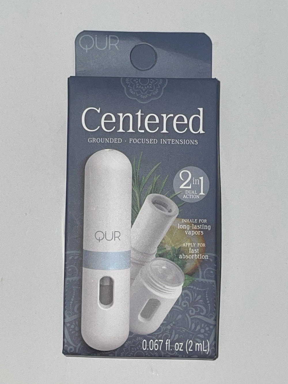 Centered 2-in-1 Aromatherapy Inhaler & Topical Oil Applicator